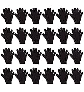 Glooarm 24 Pairs Kids Winter Gloves Boys and Girls Gloves Bulk Full Finger Warm Gloves Toddler St...