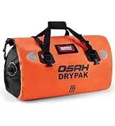 OSAH DRYPAK Waterproof Duffel Bag - Motorcycle Dry Bag Tail Bag with Large Storage Space, Waterpr...