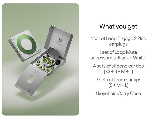 Loop Engage Plus Noise Reducing Earplugs