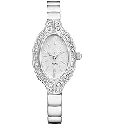 TWOPTION Womens Waterproof Wrist Watch,Women's Small Thin Analog Bracelet Quartz Watch Dainty Chr...