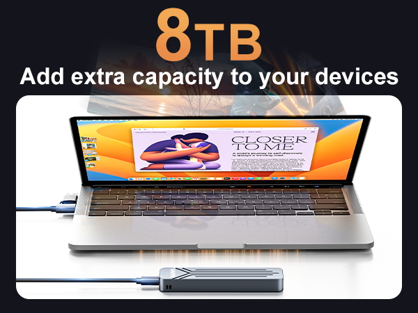 M.2 NVMe SSD Enclosure USB3.2 GEN2 10Gbps