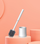 Ring King Toilet Ring Remover Silicone Toilet Brush and Holder Set