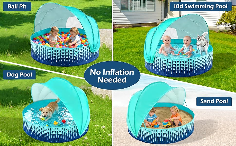 baby pools outside for 1 year old kiddie pool with cover for beach piscina para bebes 6 a 12 outdoor