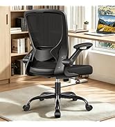 BESTFAIR Ergonomic Office Chair, Mesh Computer Desk Chair with Lumbar Support, Swivel Chair with ...