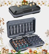 AMIR 42 in 1 Ratchet Screwdriver Kit with 40 PCS Magnetic Bits, Repair Screwdriver Set with Rotat...