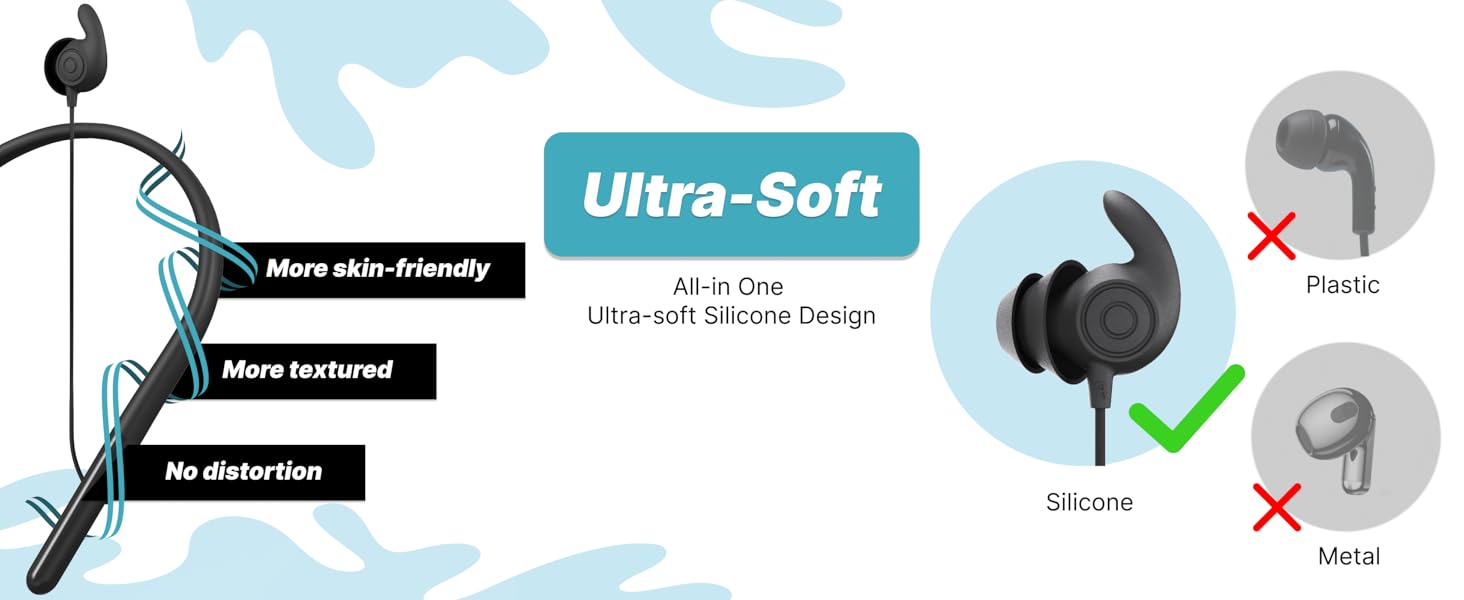 neckband bluetooth headphones sleep headphones for side sleepers