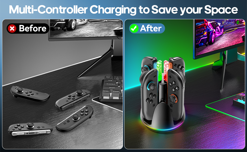 Switch 2 joy-con charger station