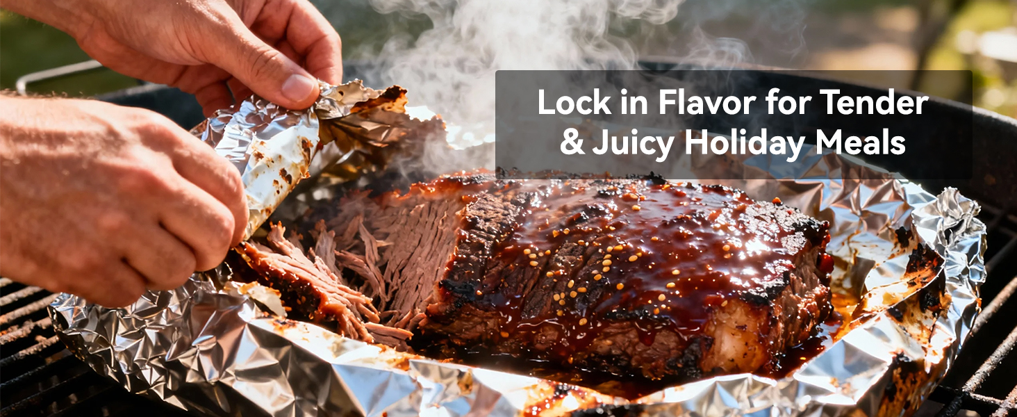 BBQ aluminum paper heavy duty