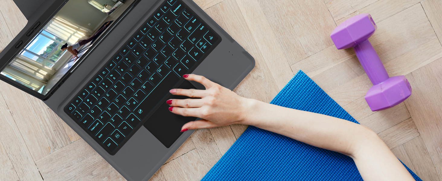 samsung galaxy tab A9+ keyboard case