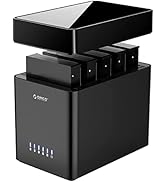 ORICO 5 Bay 3.5 Inch Hard Drive Enclosure USB C to SATA Magnetic Tool-Free External HDD Enclosure...
