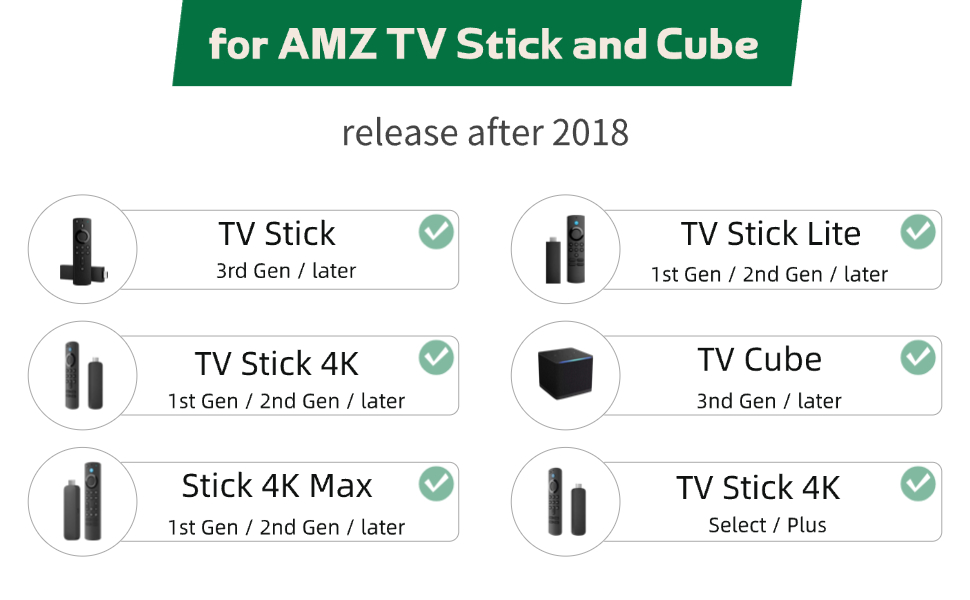 for TV Stick and Cube