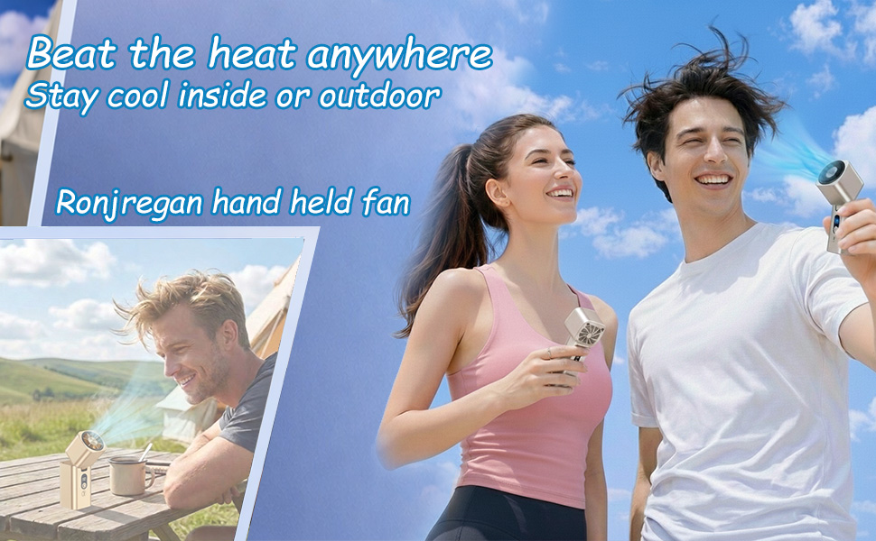 Handheld fan outdoor