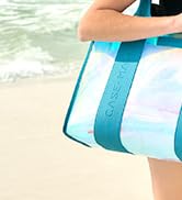 Case-Mate Emerald Soap Bubble Large Tote Bag for Women - Waterproof Beach Bag w/Phone Pouch, Tip-...