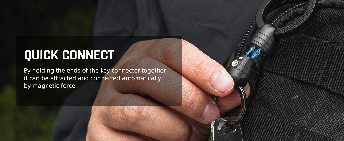 magnetic key holder quick release keychain keyring swivel key ring edc car keychain men keychains