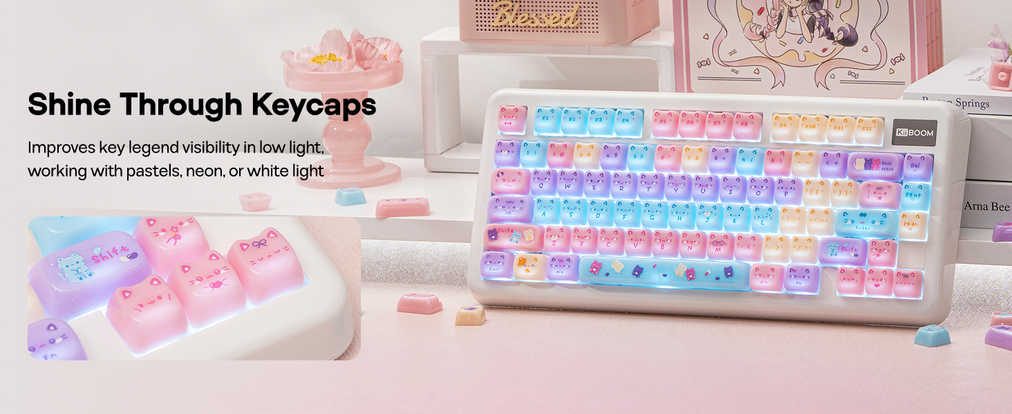 Meow Pudding Keycaps