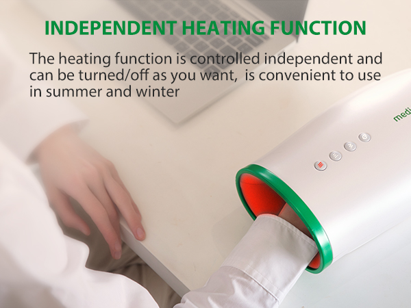 Hand massager with Heat