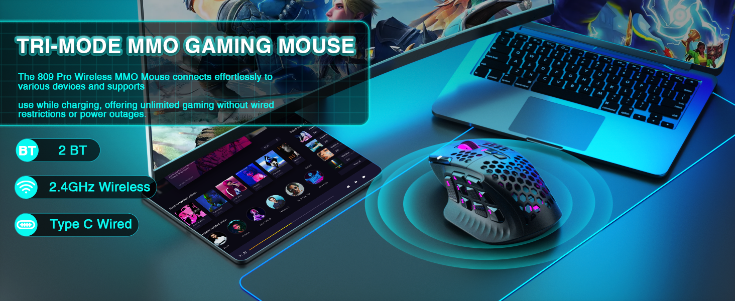 MMO mouse;MMO gaming mouse;
