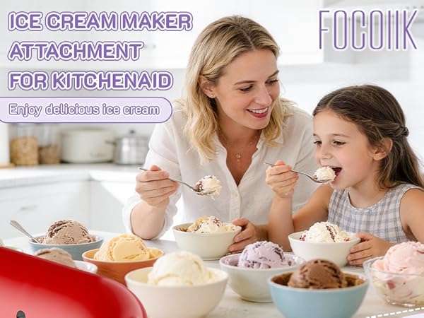Ice Cream Maker Attachment for KitchenAid Stand Mixer