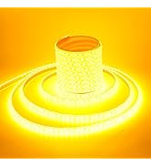EverBright Led Strip Lights Waterproof, Flexible Led Light Strips, Yellow Led Strip Lights 16.4Ft...