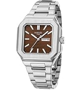 NIBOSI Men Watches Analog Quartz Stainless Steel Silver Watches for Men Waterproof Business Class...