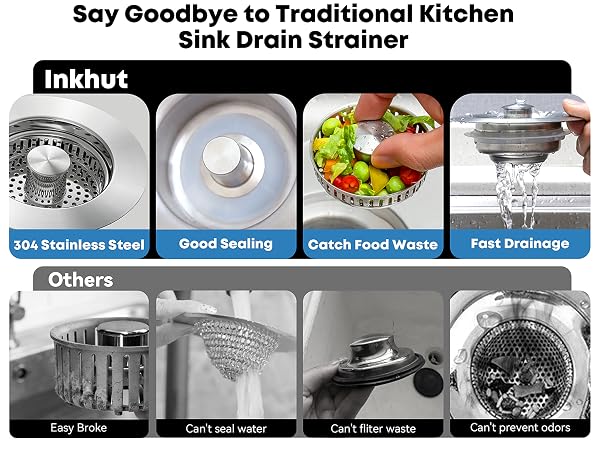 3 in 1 drain strainer stopper
