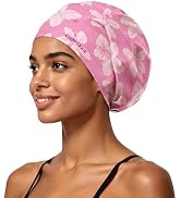 COPOZZ Extra Large Swim Cap 11.61x11.22 in, Swim Cap for Long Hair, Braids, Dreadlocks, Comfortab...