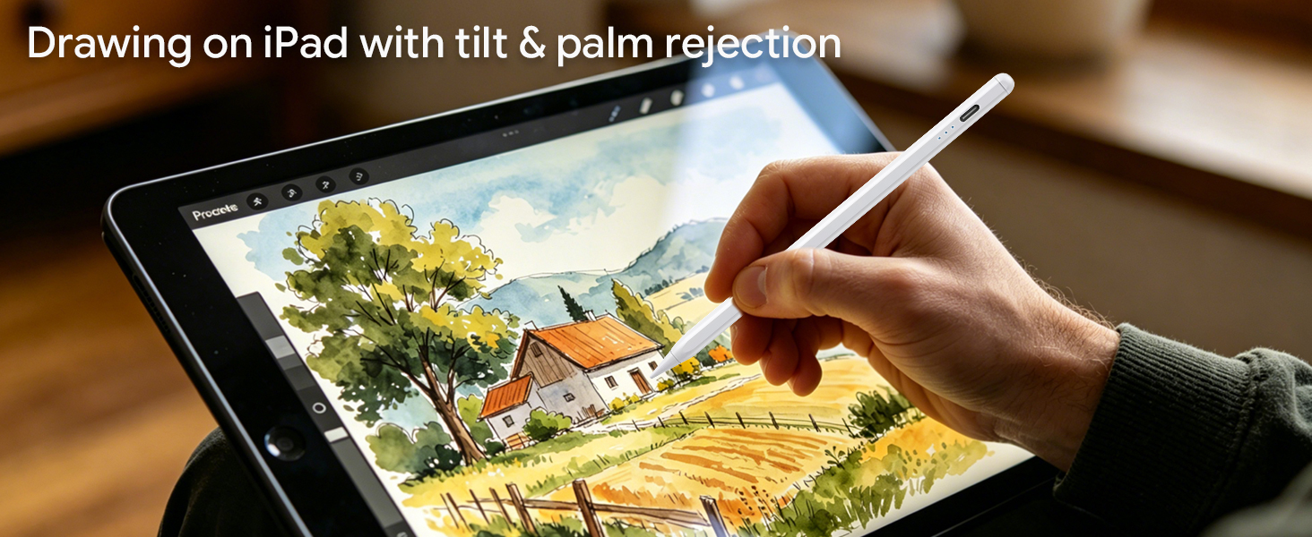 Palm Rejection for Natural Drawing
