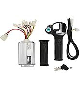 Speed Controller Throttle Grip, 36V 1000W Motor Brushed Speed Controller with Locking Battery Dis...