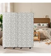 DECOLAB Standing Room Divider Panel, Portable Room Partition Separator Wall for Home, Workspace, ...