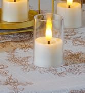acrylic flameless tea light candles with remote