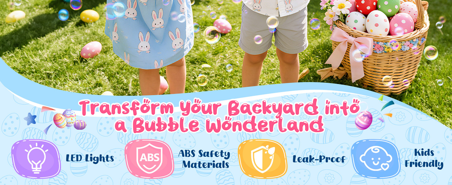 Transform your Backyard into a Bubble wonderland