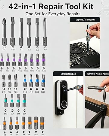 42 in 1 Magnetic Screwdriver Set