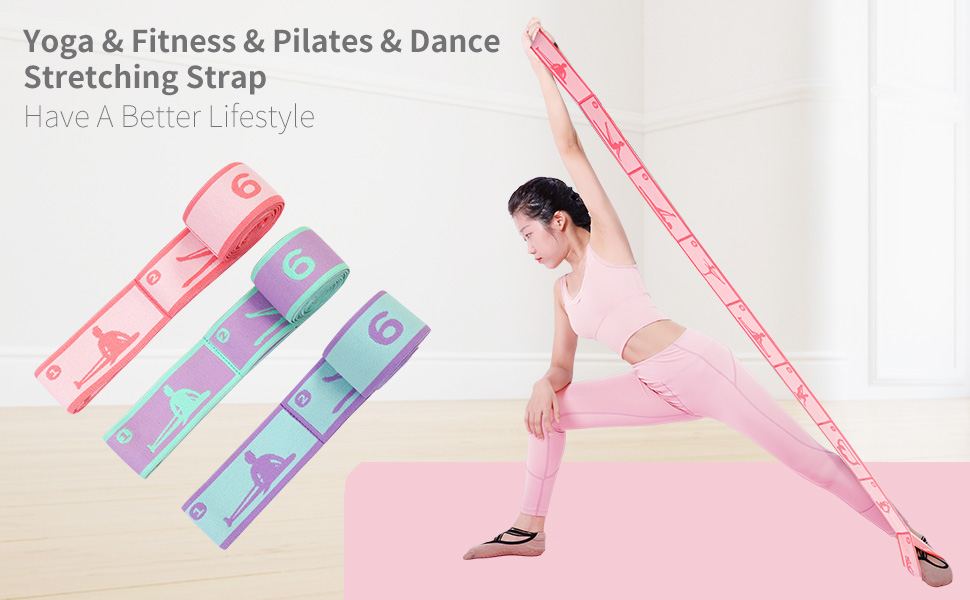 An elastic band that can be used for yoga &amp;amp; fitness &amp;amp; pilates &amp;amp; dance