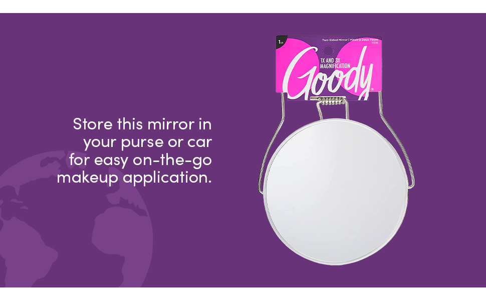 Magnifying Portable Compact Make Small Folding Mirrors Magnification Rechargeable Hand Large Mini 