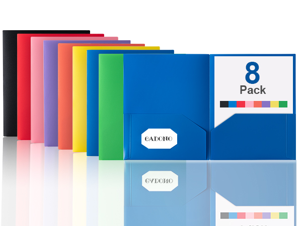  2-Pocket Folder Bulk, Aesthetic File Folder, Back to School Office Filing Supplies