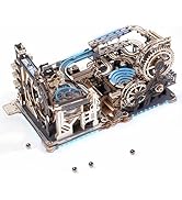 ROKR 3D Wooden Puzzles for Adults, 3 in 1 Wooden Marble Run, Wood Model Mechanical Puzzles Buildi...