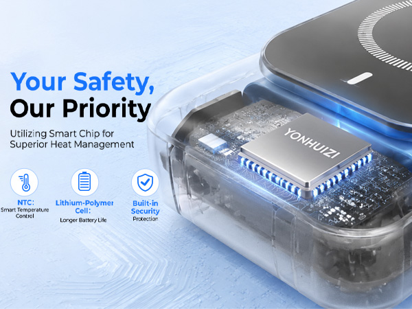 magnetic power bank with stand