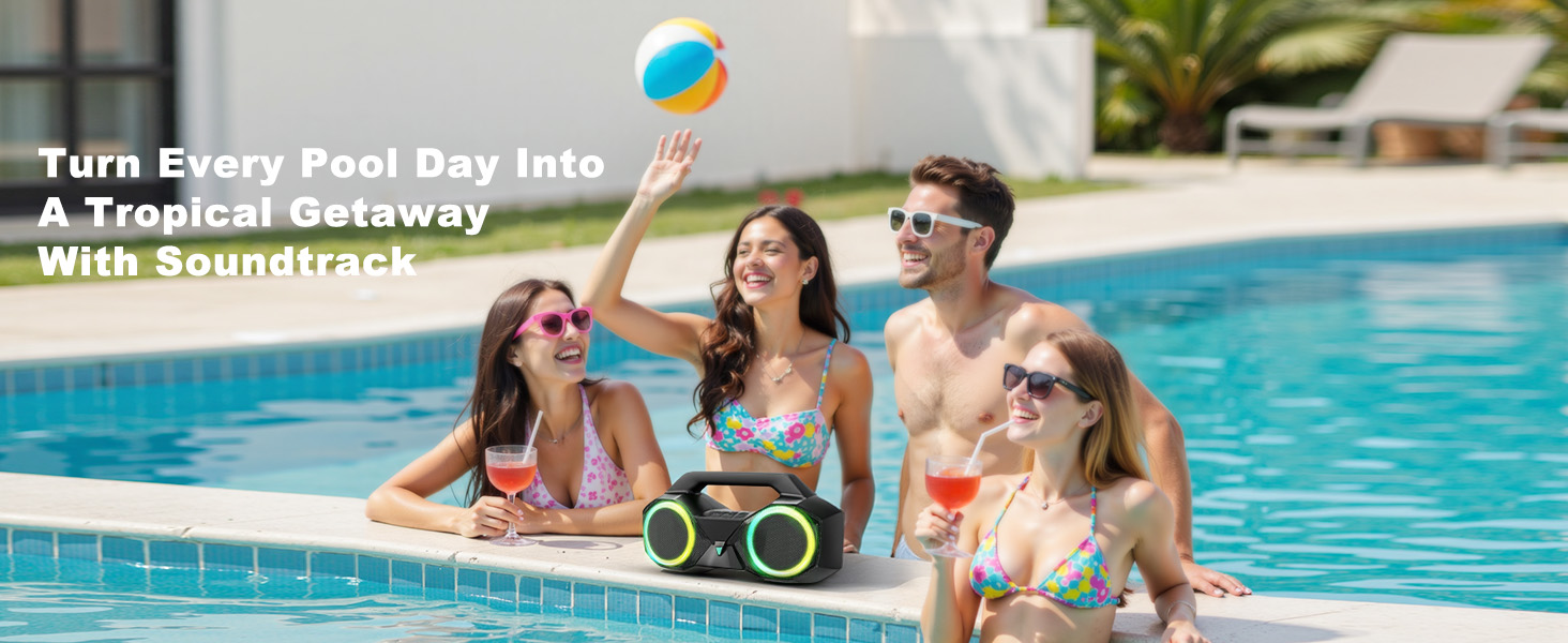 waterproof bluetooth speaker for pool