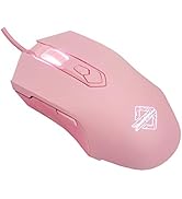 Lomiluskr AJ52 RGB Wired Gaming Mouse, 7 Programmable Buttons, Computer Mice with RGB Lighting, 2...