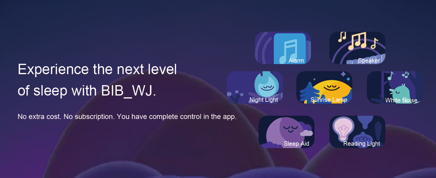 Smart Sunrise Alarm Clock with No Signup APP