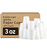 Brandon-super Bathroom Cups, Mouthwash Cups, Small Paper Cups, Espresso Cups Disposable (3 oz - 3...