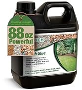 Mulch Glue for Landscaping, 88 0Z Rock Glue,Fast-Dry No-Toxic Long-Lasting Strong Pebble Binder, ...