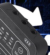 I9 Voice Changer Set, Mini Live Broadcast Voice Disguiser, Handheld Microphone Voice Changer, 8 D...