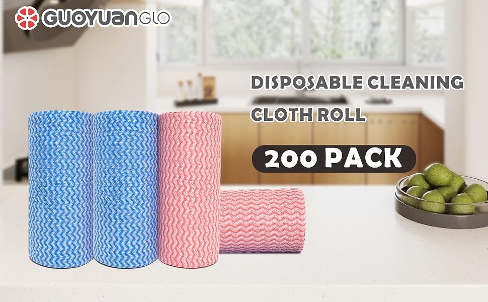 disposable dish cloths roll