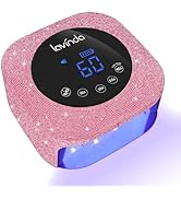 UV Nail Lamp 54W, Cordless Gel UV Led Nail Lamp for Gel Nail Polish, Rechargeable UV Nail Light N...