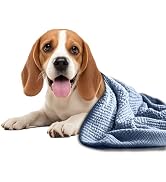 NVNAN Microfiber Dog Towels - 40x24 Inch, Super Absorbent &amp; Quick - Drying, Soft Pet Grooming Tow...