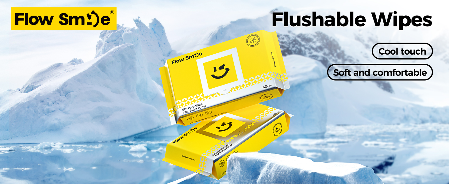 Flushable wipes