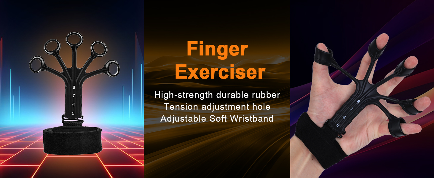 Grip Strength Trainer Kit, Hand Gripper Strengthener