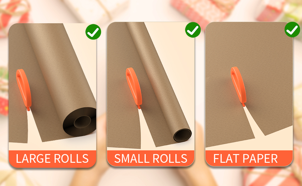 wrapping paper rolls cutter