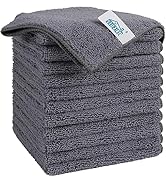 HOMEXCEL Microfiber Cleaning Cloth, 12 Pack Premium Microfiber Towels for Cars, Lint Free, Scratc...